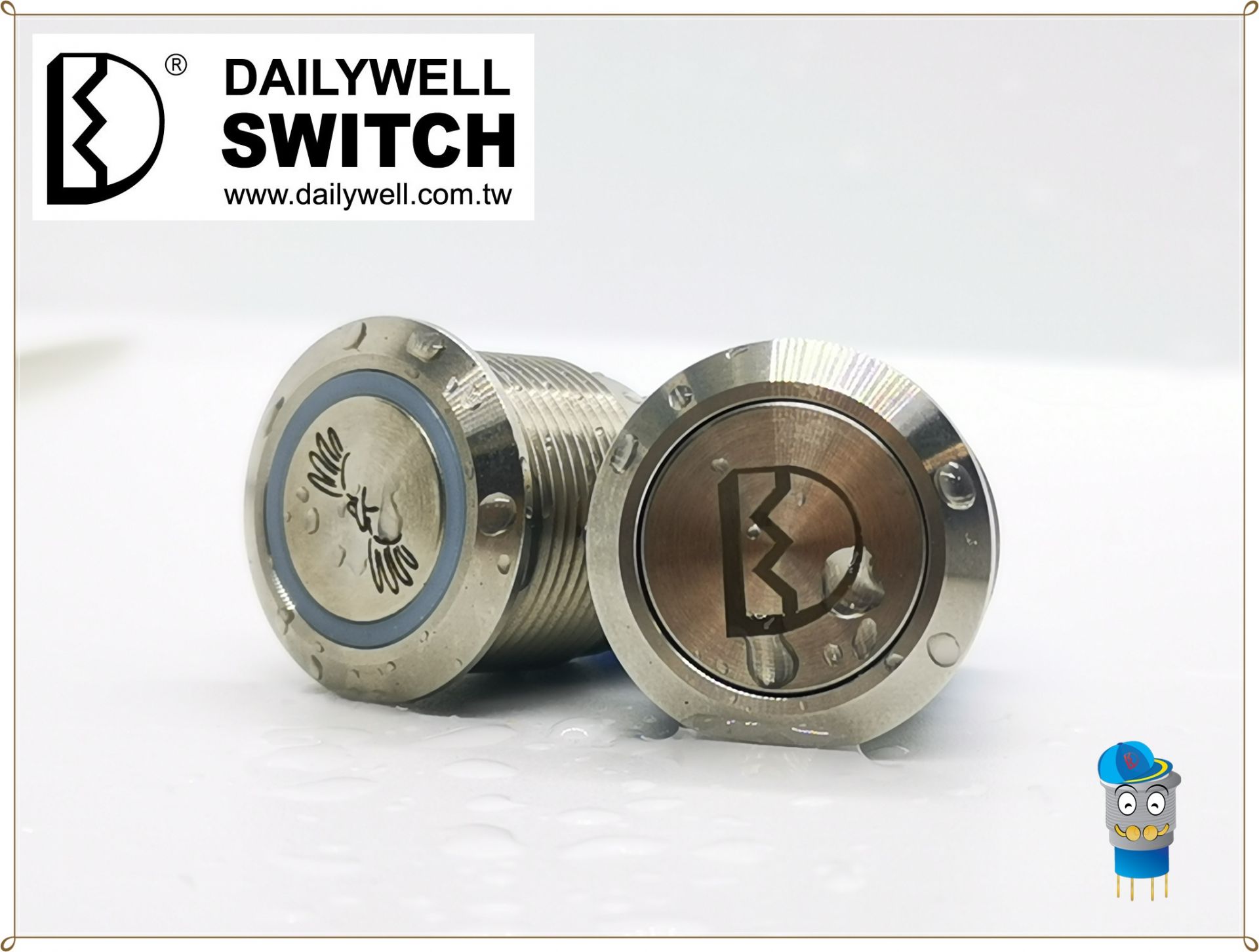 Does Dailywell have metal switches that can used in harsh environments and have higher protection levels?